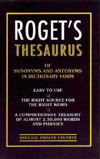 Goyal Saab Rogets Thesaurus of Synonyms and Antonyms